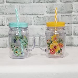 Pioneer Woman Delaney Mason Jar Set